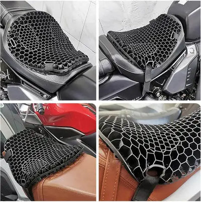 MotoGel Comfort™  | Cojin Asiento Moto Gel Siliconado